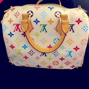 Louis Vuitton Multicolor Mini Bag with Vachetta Leather
